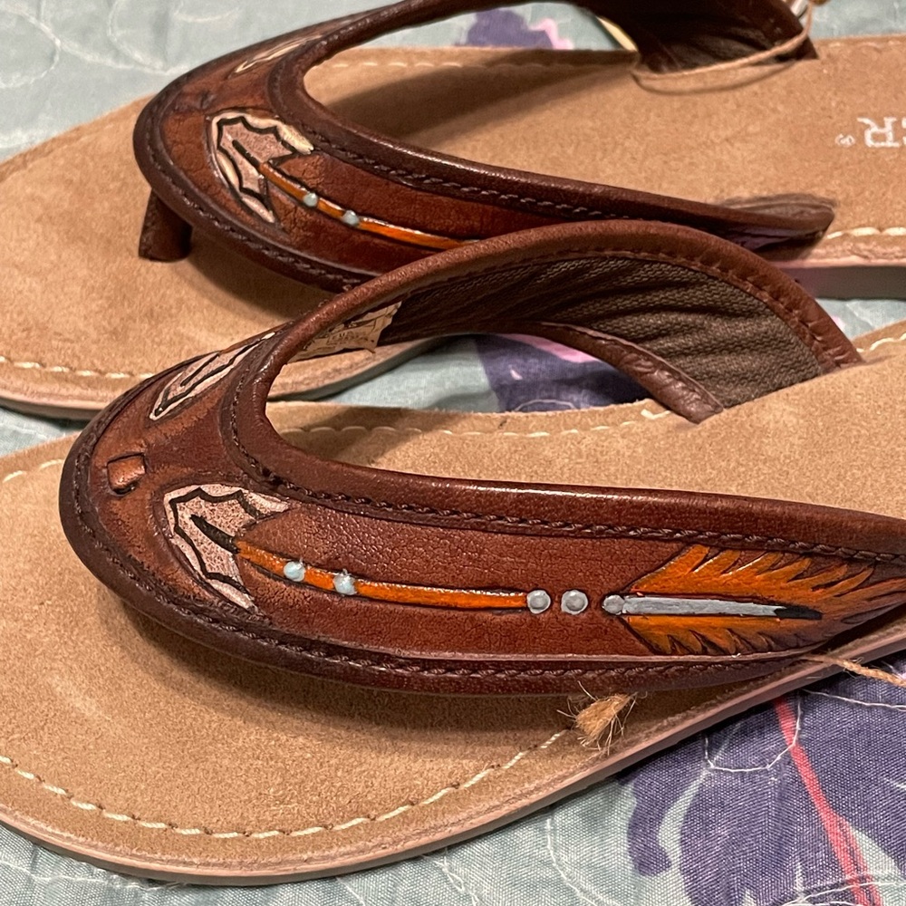 Roper leather sandals